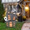 Glitzhome® 61.75"H Lighted Halloween 2D Haunted House Outdoor Decor